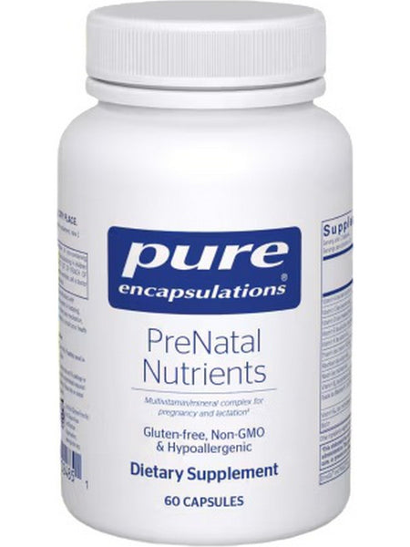 Pure Encapsulations, PreNatal Nutrients, 60 caps