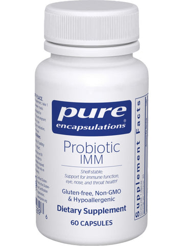 Pure Encapsulations, Probiotic IMM, 60 caps
