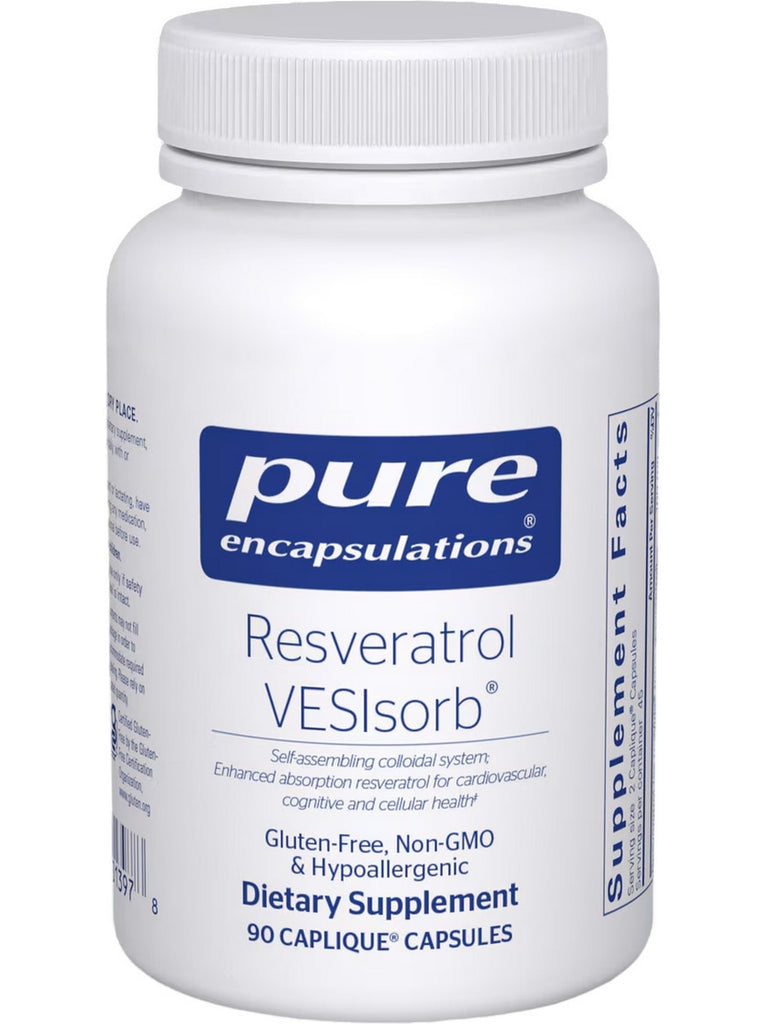 Pure Encapsulations, Resveratrol VESIsorb, 90 caps
