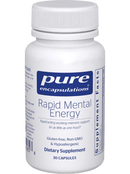 Pure Encapsulations, Rapid Mental Energy, 30 Capsules