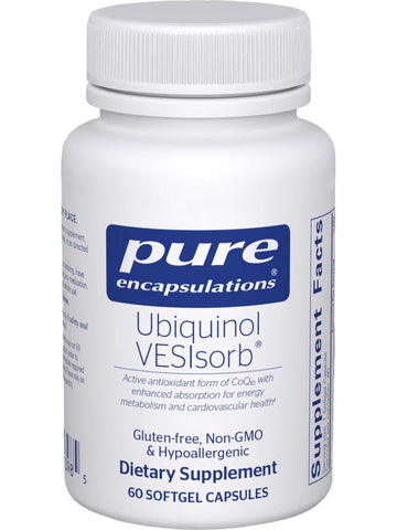 Pure Encapsulations, Ubiquinol VESIsorb, 60 caps