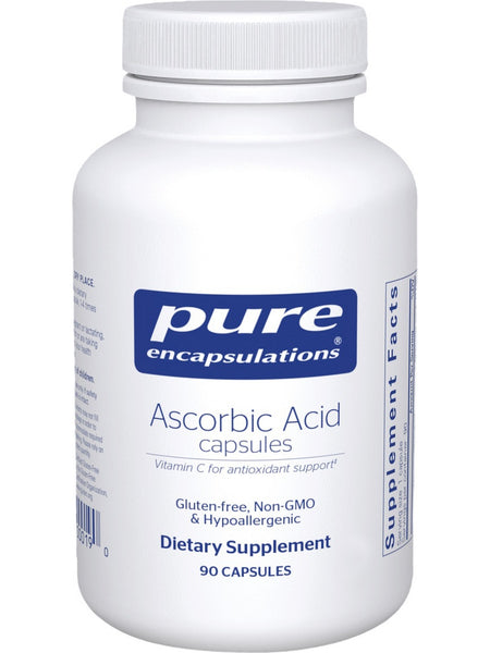 Pure Encapsulations, Pure Ascorbic Acid, 90 vcaps