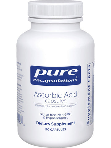 Pure Encapsulations, Pure Ascorbic Acid, 90 vcaps