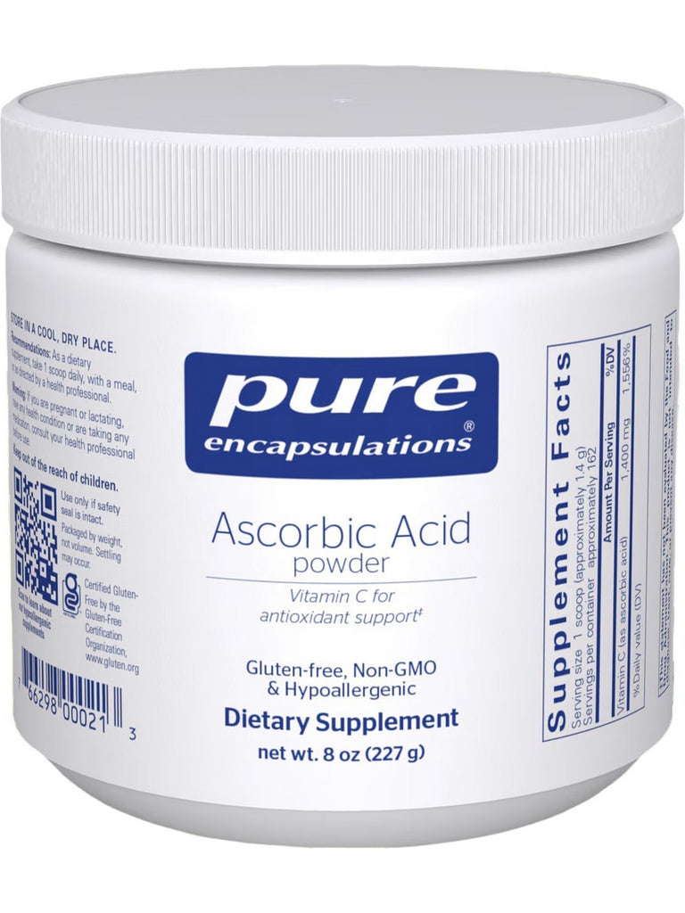 Pure Encapsulations, Pure Ascorbic Acid powder, 227 gms