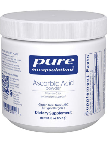 Pure Encapsulations, Pure Ascorbic Acid powder, 227 gms