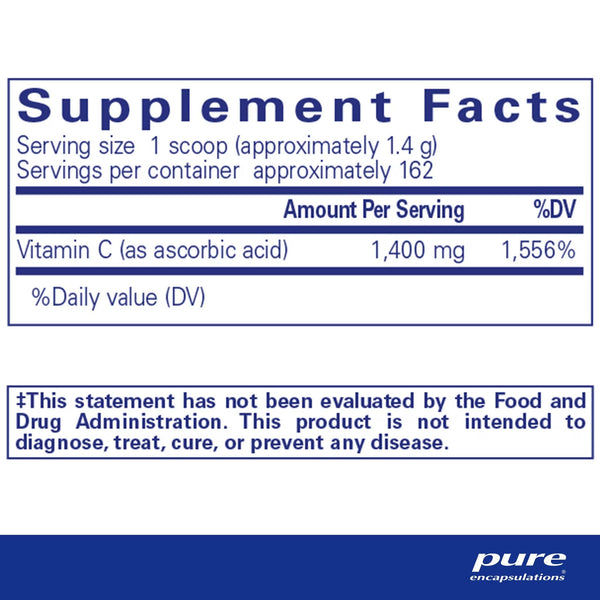 Pure Encapsulations, Ascorbic Acid Powder, 8 oz
