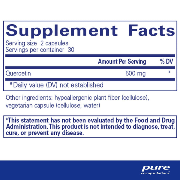 Pure Encapsulations, Quercetin, 60 Capsules