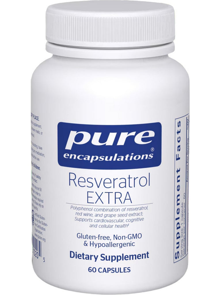Pure Encapsulations, Resveratrol EXTRA, 60 caps