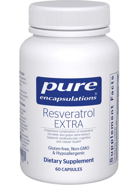Pure Encapsulations, Resveratrol EXTRA, 60 caps