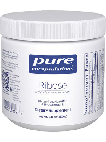Pure Encapsulations, Ribose, 250 gms