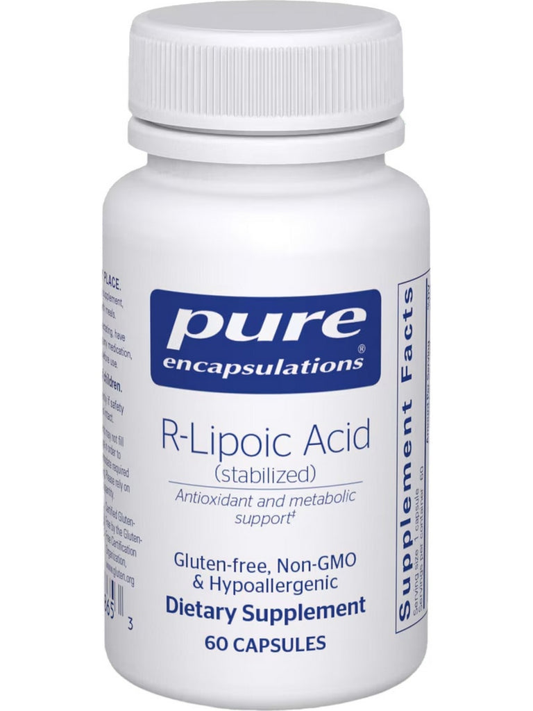 Pure Encapsulations, R-Lipoic Acid (stabilized), 60 vcaps