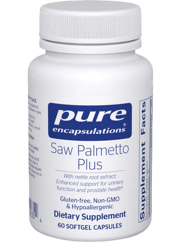 Pure Encapsulations, Saw Palmetto Plus, 60 gels