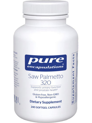 Pure Encapsulations, Saw Palmetto 320, 240 gels