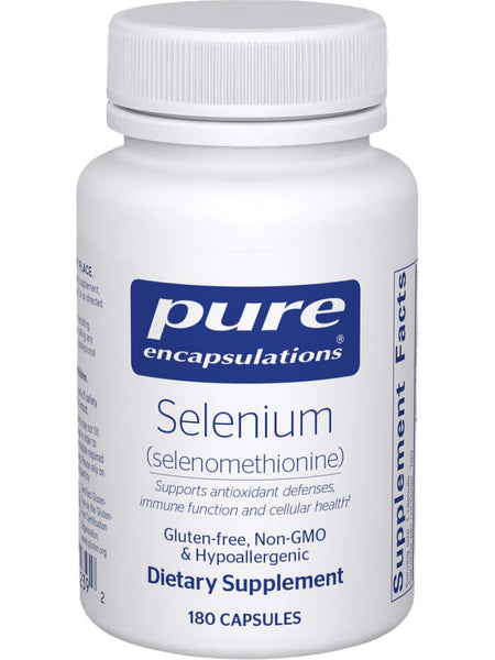 Pure Encapsulations, Selenium (Selenomethionine), 180 Capsules