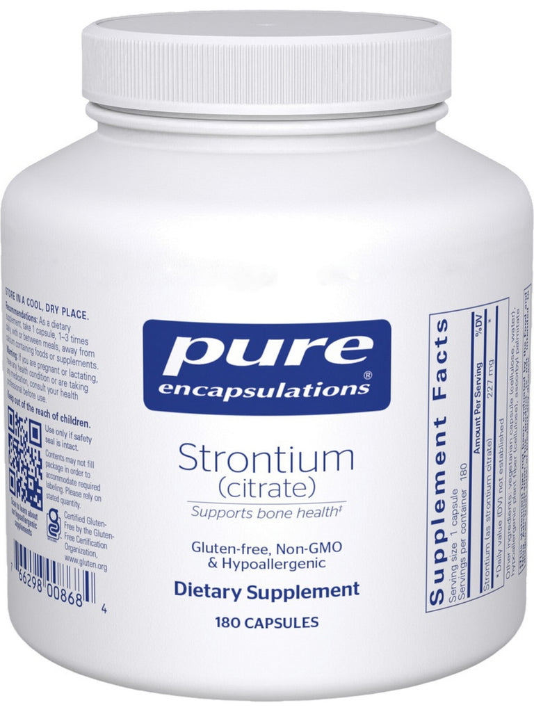Pure Encapsulations, Strontium, 227 mg, 180 vcaps