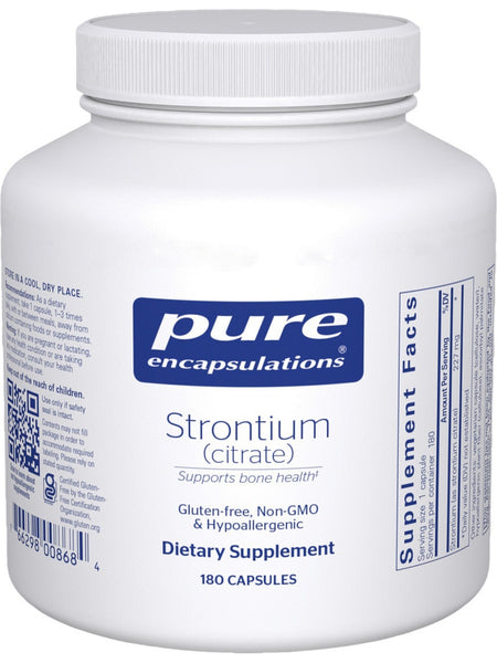 Pure Encapsulations, Strontium, 227 mg, 180 vcaps