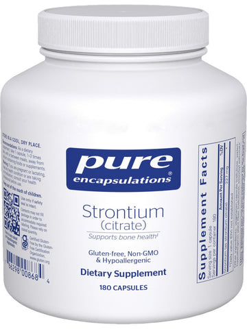 Pure Encapsulations, Strontium, 227 mg, 180 vcaps