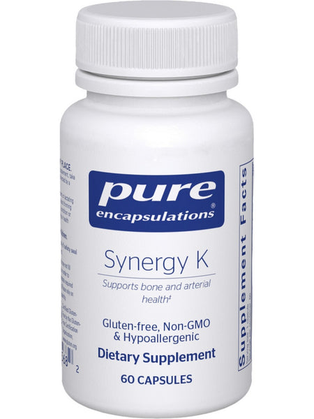 Pure Encapsulations, Synergy K, 60 vegcaps