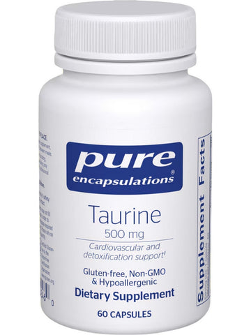 Pure Encapsulations, Taurine, 500 mg., 60 vcaps