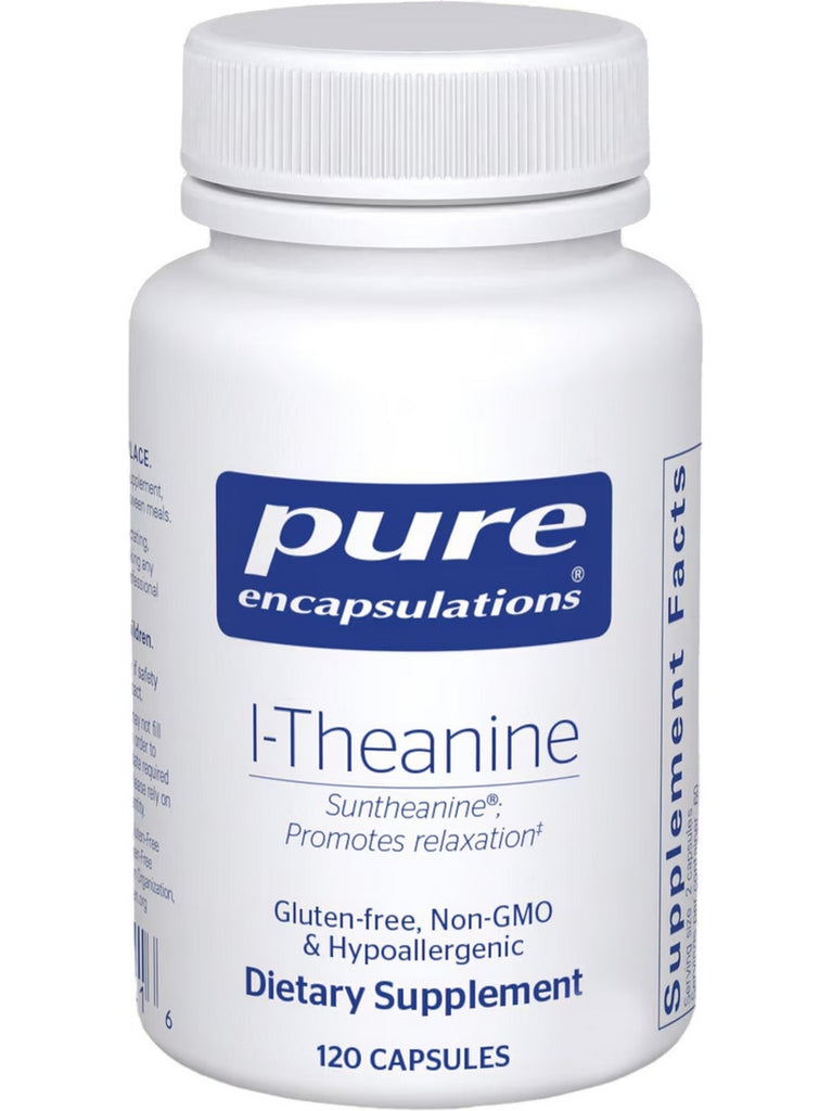 Pure Encapsulations, L-Theanine, 200 mg, 120 vcaps