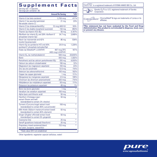 Pure Encapsulations, UltraNutrient, 180 vcaps
