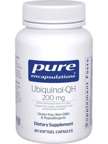 Pure Encapsulations, Ubiquinol-QH, 200 mg, 60 gels