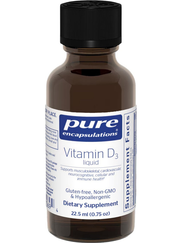Pure Encapsulations, Vitamin D3 Liquid, 0.75 oz
