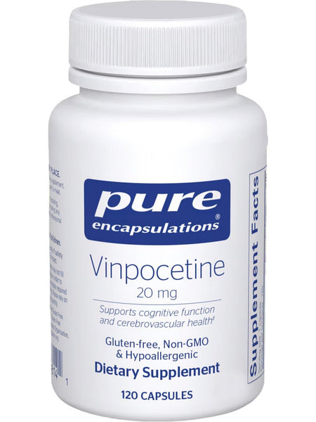Pure Encapsulations, Vinpocetine, 20 mg, 120 vcaps