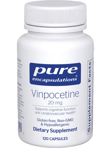 Pure Encapsulations, Vinpocetine, 20 mg, 120 vcaps