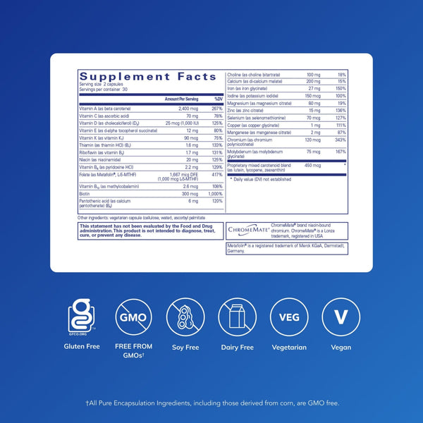 Pure Encapsulations, Women's Nutrients, 60 caps