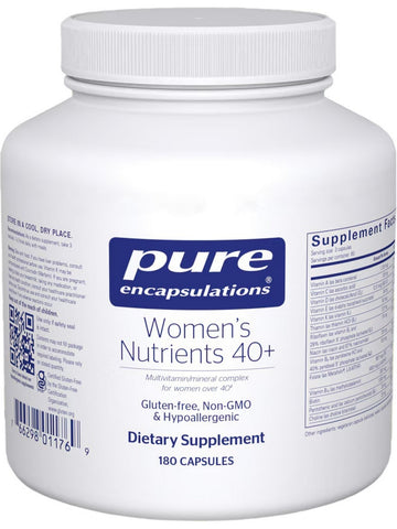 Pure Encapsulations, Women’s Nutrients 40+, 180 Capsules
