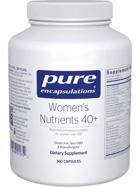 Pure Encapsulations, Women’s Nutrients 40+, 360 Capsules