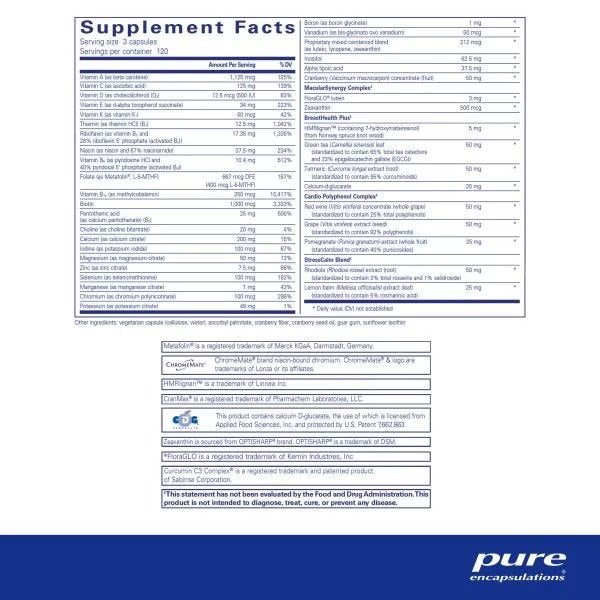 Pure Encapsulations, Women’s Nutrients 40+, 360 Capsules