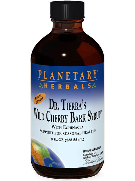 Planetary Herbals, Dr. Tierra's Wild Cherry Bark Syrup, 8 fl oz