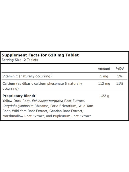 Planetary Herbals, Yellow Dock Skin Cleanse, 760 mg, 120 Tablets