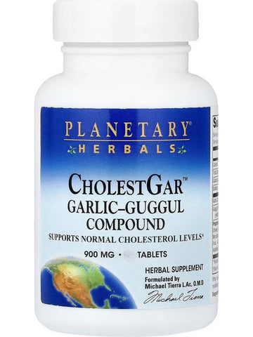 Planetary Herbals, CholestGar Garlic Guggul Compound, 900 mg, 120 Tablets