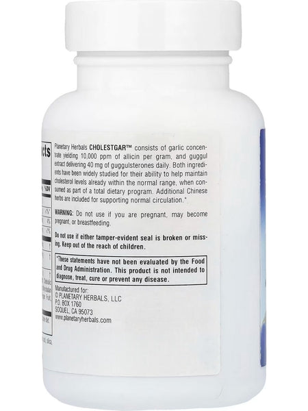 Planetary Herbals, CholestGar Garlic Guggul Compound, 900 mg, 120 Tablets