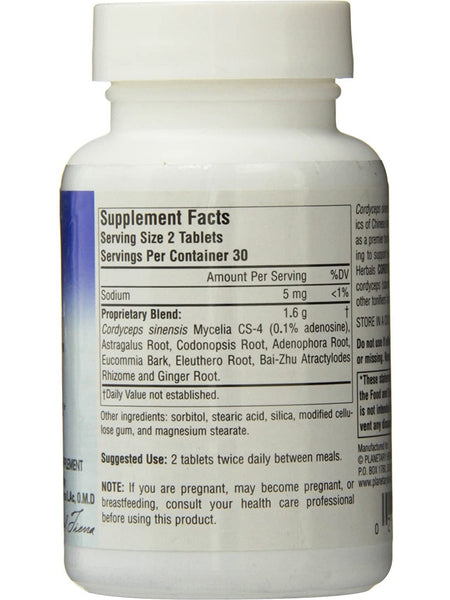Planetary Herbals, Cordyceps Power CS-4™ 800 mg, 60 Tablets
