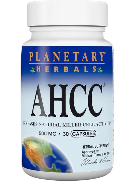 Planetary Herbals, AHCC, 500 mg, 30 Capsules