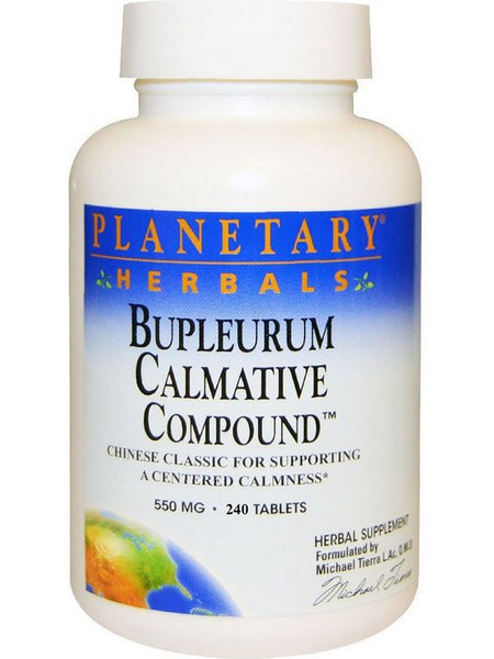 Planetary Herbals, Bupleurum Calmative Compound™ 550 mg, 240 Tablets