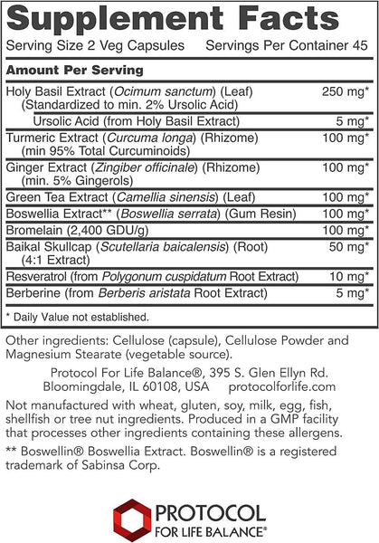 Protocol For Life Balance, D-Flame, 90 Veg Capsules