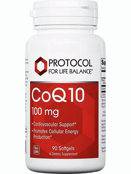 Protocol For Life Balance, CoQ10, 100 mg, 90 Softgels
