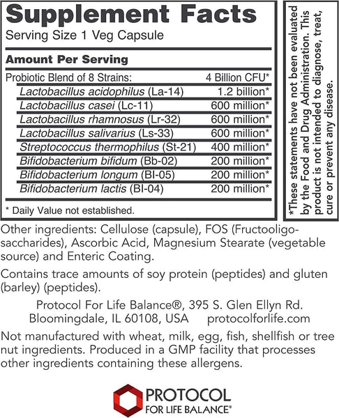 Protocol For Life Balance, Ortho Dophilus, 60 Veg Capsules