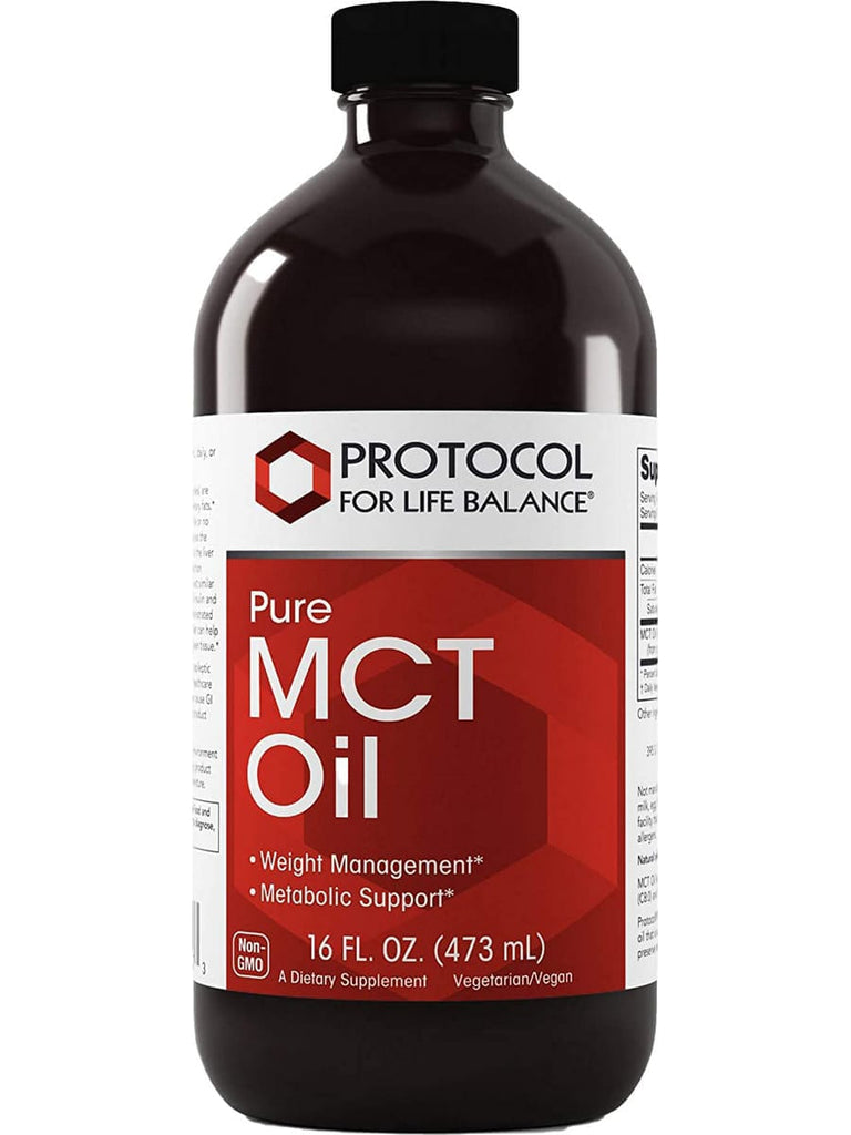 Protocol For Life Balance, Pure, MCT Oil, 16 fl oz (473 mL)