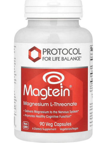 Protocol For Life Balance, Magtein Magnesium L-Threonate, 90 Veg Capsules