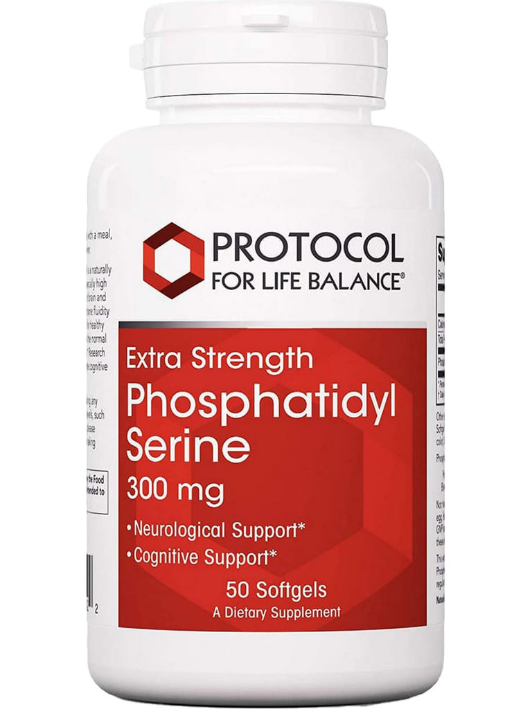 Protocol For Life Balance, Phosphatidyl Serine, 300 mg, 50 Softgels