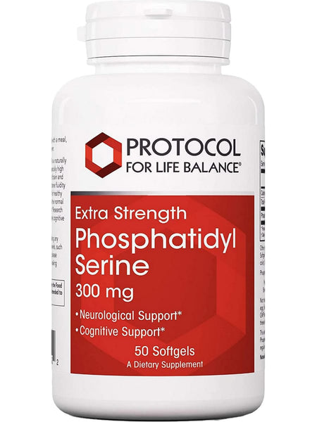 Protocol For Life Balance, Phosphatidyl Serine, 300 mg, 50 Softgels