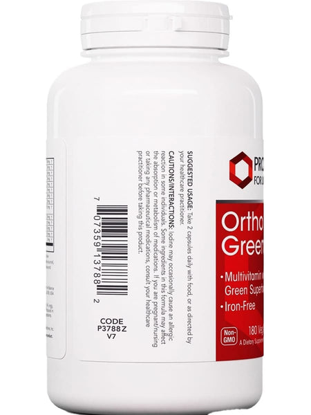Protocol For Life Balance, Ortho Multi Greens, 180 Veg Capsules