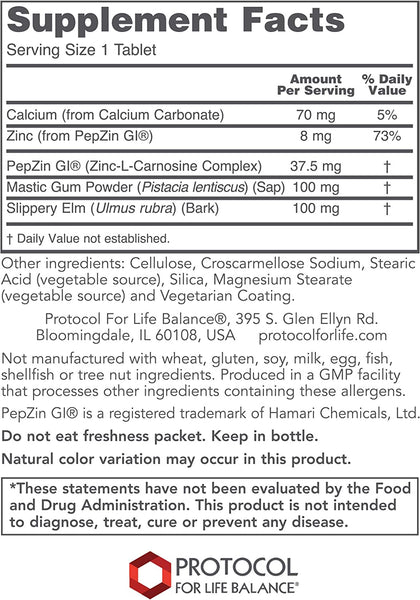 Protocol For Life Balance, G.I. Guard, 60 Tablets
