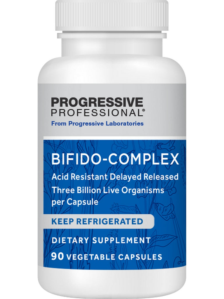 Progressive Labs, Bifido-Complex, Two Billion Live Organisms, 90 Vegetable Capsules